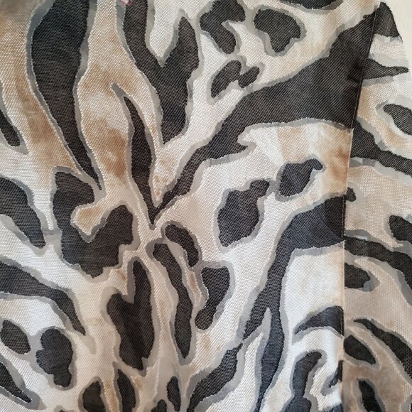 Alfred Dunner Tiger Print Button Up Collard Blouse 20W - Picture 6 of 14